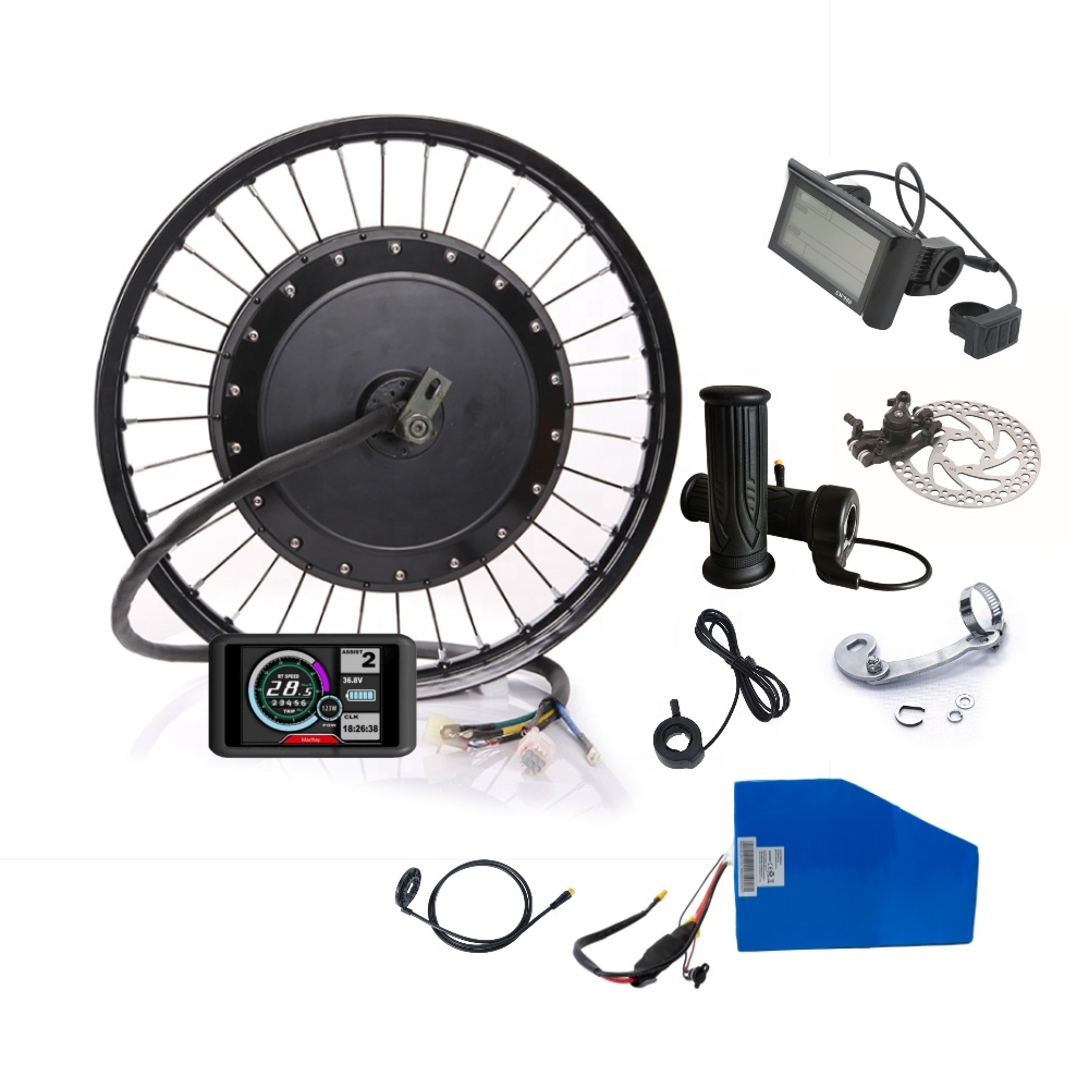 72V 5000W Electric Motorcycle - Big Torque Electric Bicycle Bike Conversion