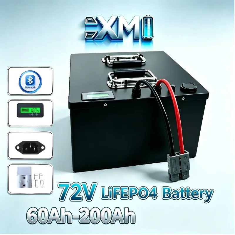 72V 60Ah Lifepo4 Battery Pack - 24S 72V Lithium Iron Phosphate Battery
