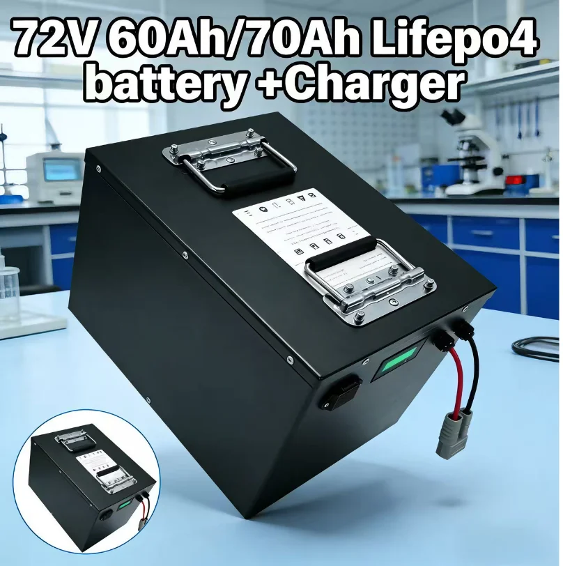 72V 60Ah Lifepo4 Battery Pack - Heavy-Duty 72V LiFePO4 Battery Pack –