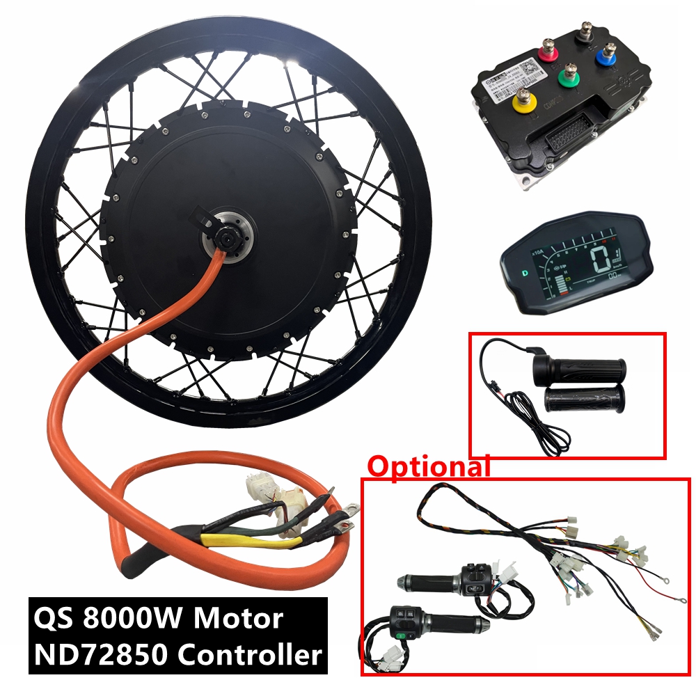 Qs273 Hub Motor 8000W 72V - NBpower/QS273 V3 72v 8000W Ebike kit