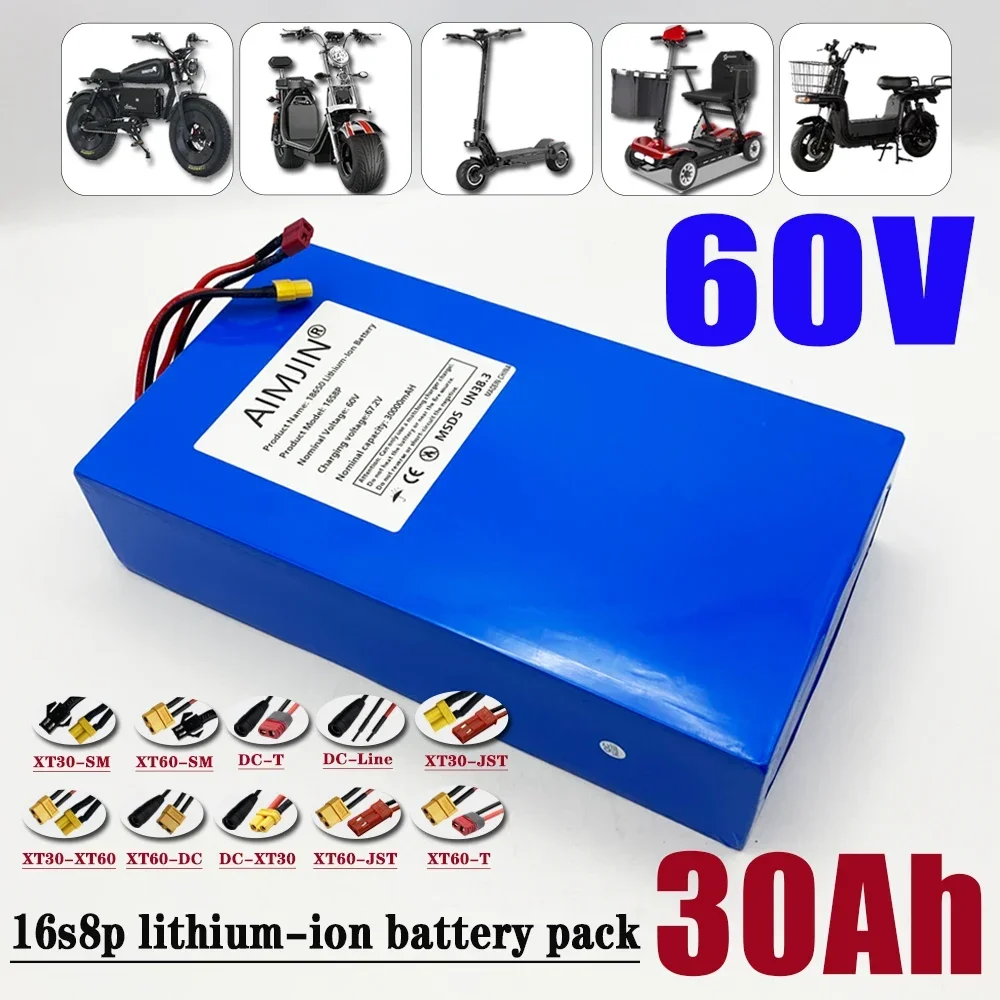 1000-3000W high-power 60V 30Ah - 60V 30Ah Electric Scooter Battery ulasan dan harga