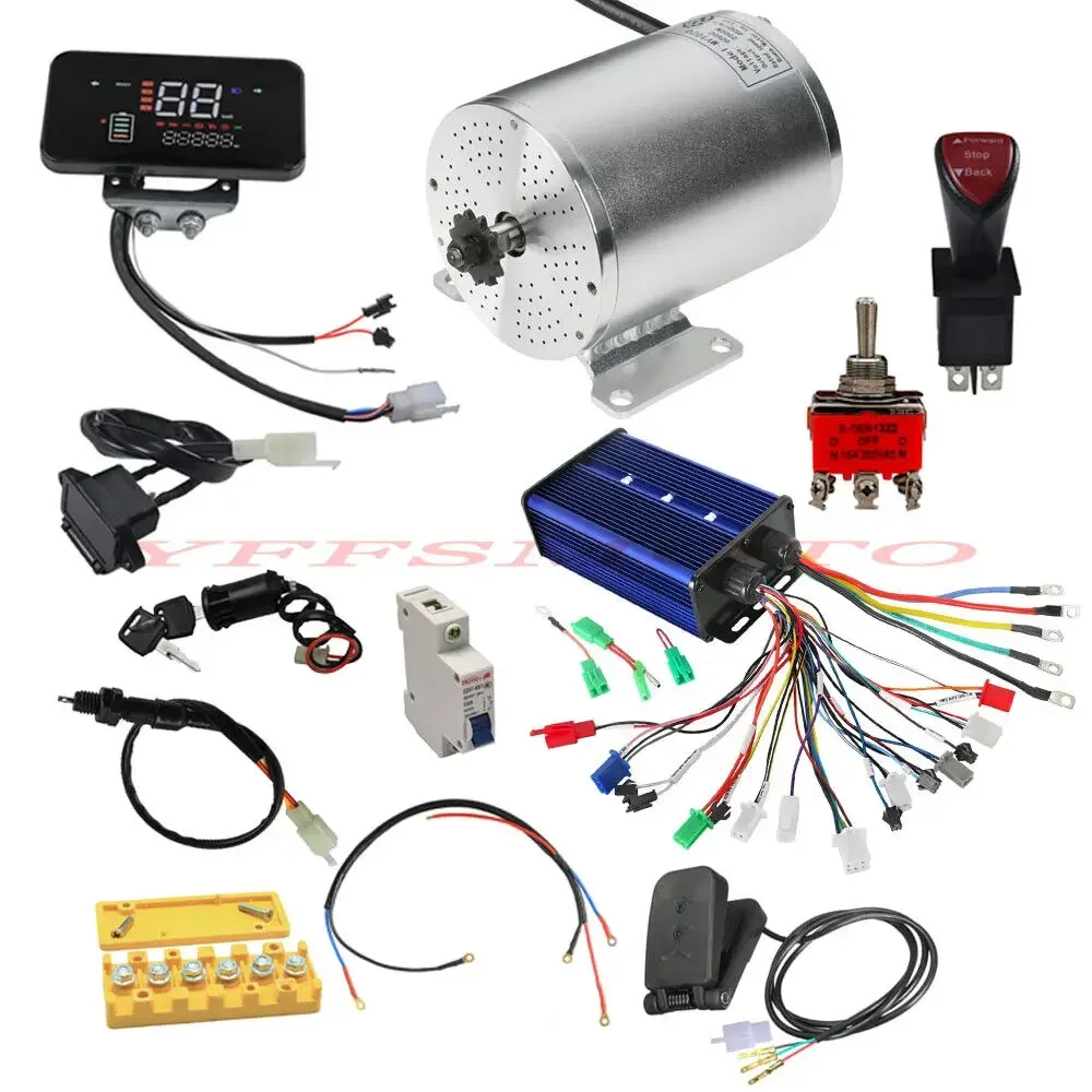 72V 3000W Brushless Motor MY10 - 72V 5000W Electric Motorcycle ulasan dan harga