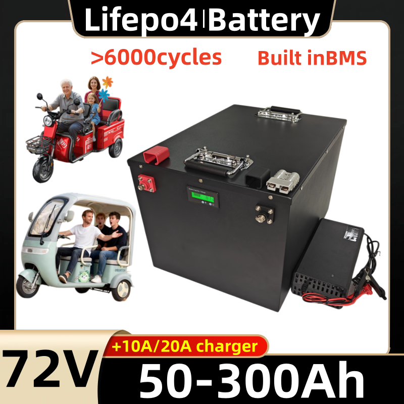 72V 50Ah 60Ah 100Ah 150Ah 200A - 72V 60Ah Lifepo4 Battery Pack ulasan dan harga