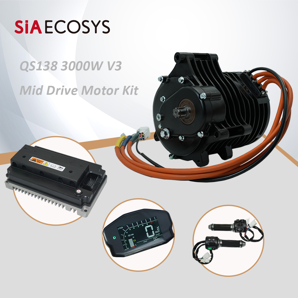 QSMotor QS138 3000W V3 70H 550 - Mid Drive Motor Kit 72V 3000W ulasan dan harga