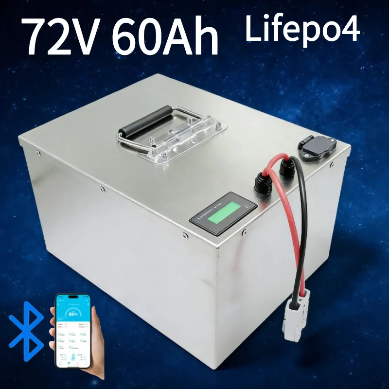 72V LiFePO4 Battery 60Ah Bluet - 72V 60Ah Lifepo4 Battery Pack ulasan dan harga