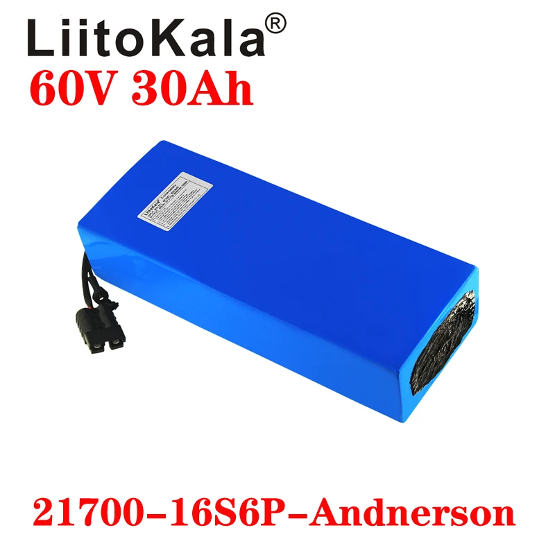 LiitoKala 60V 30ah 16S6P Elect - 60V 30Ah Electric Scooter Battery ulasan dan harga