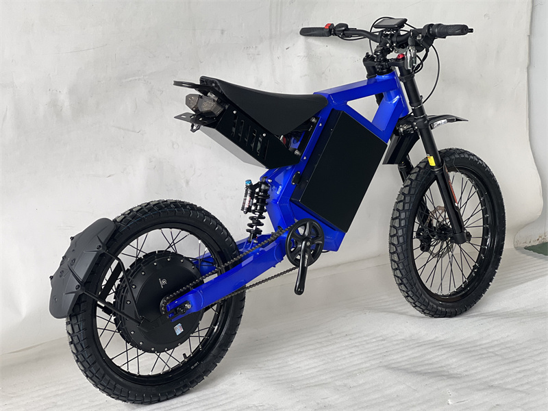 High Power CS20 72V Off Road E - 8000W Stealth Bomber Ebike ulasan dan harga