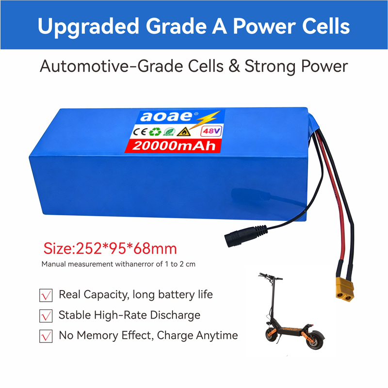 48V Electric Scooter Battery 1 - 60V 30Ah Electric Scooter Battery ulasan dan harga