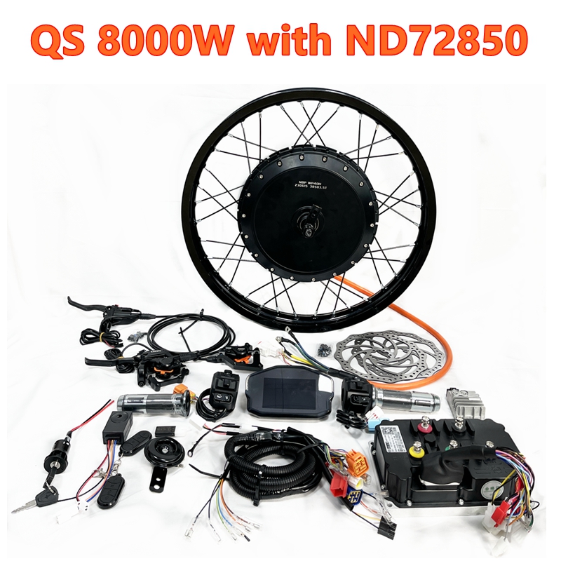 QS273 40H V3 Peak 8000W 150mm  - Qs273 Hub Motor 8000W 72V ulasan dan harga